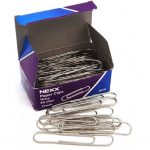 Nexx paper clips Silver wavy 77mm(50)