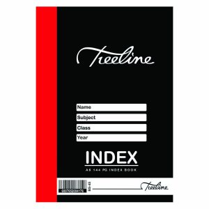 A6 144PG Hard Cover Index Book (A-Z)