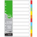 Treeline A4 Divider Board (10 Tab)