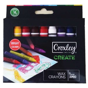 Croxley Create Jumbo Wax Crayons C9