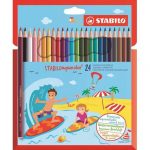 Stabilo Aquacolor Pencil Crayons(Pack of 24)