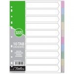 Treeline A4 Divider (10 Tab)-Pastel