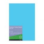 A4 Bright Project Board Turquoise Deep Tint  (Pack Of 100)