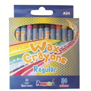 Penguin Regular Wax Crayons (Pack of 24)