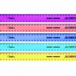 Treeline Shatterproof Rulers 30cm