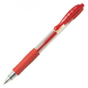 Pilot BL-G2 Gel Ink Pen 05-Red