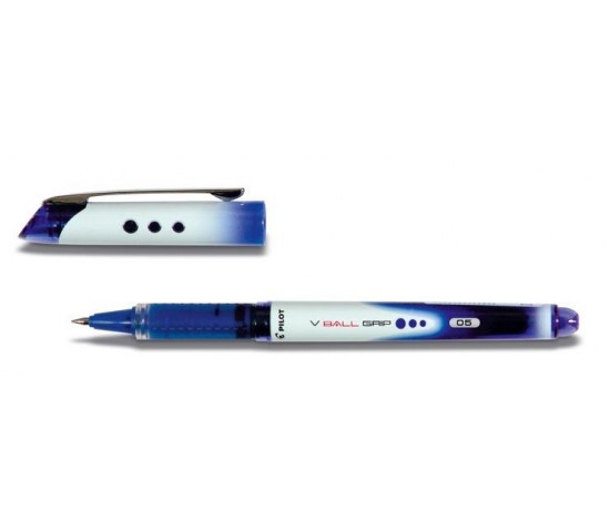 Pilot V-Ball Grip 0.5mm Rollerball Fine Pen-Blue