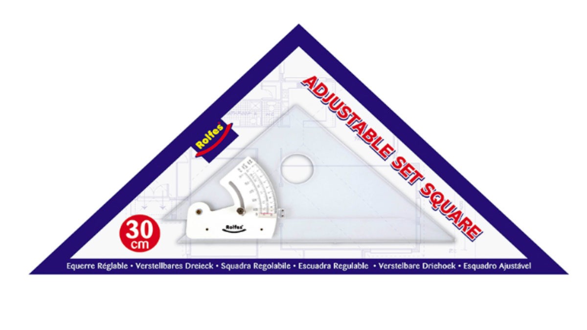 Rolfes Adjustable Set Square 30cm