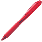 Pentel BK440B Retractable Ballpoint Pen 0.1mm-Red