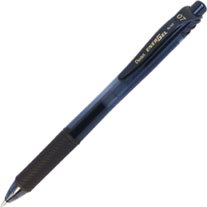 Pentel Energel Metal Tip Roller Ball Pen 0.7mm-Black