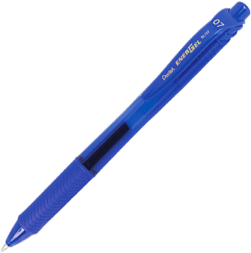 Pentel Energel Metal Tip Roller Ball Pen 0.7mm – Blue