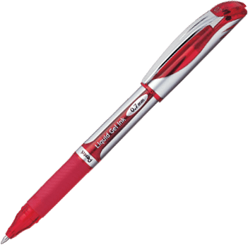 Pentel Energel BL57-B Metal Tip Roller Ball 0.7mm-Red