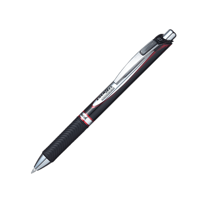 Pentel Energel BLP77-B Roller Ball Pen-Red