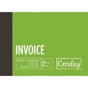 Croxley A6L Pen Carbon Book JD16BO Invoice Duplicate