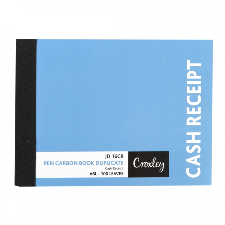 Croxley A6L Pen Carbon JD16CR Cash Receipt Duplicate