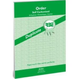 RBE A5 Self Carbonised Order Book Duplicate