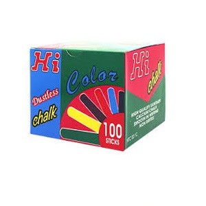 Hi Dustless Colour Chalk 100's