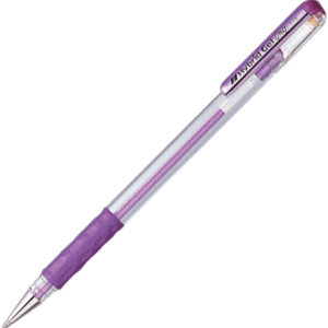 Pentel Hybrid Gel Ink Metallic 0.8mm Ball-Violet