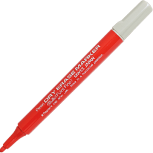 Pentel Dry Erase Whiteboard Marker 6.0mm-Red