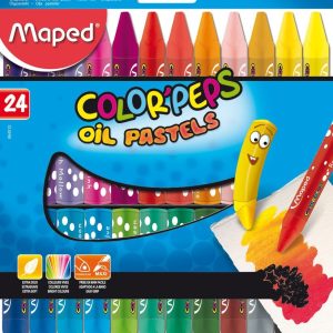Maped Color'Peps Oil Pastels(Pack of 24)