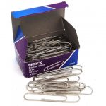 Nexx Giant Wavy Paper Clips Silver 77mm