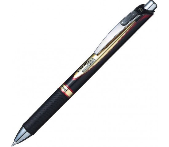 Pentel Energel BLP75-B Roller Ball Pen-Red