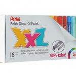 Pentel XXL Oil Pastels 16's
