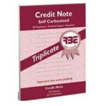 RBE A5 Self Carbonised Credit Note Book Triplicate