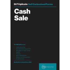 Rbe Self Carbonised Cash Sale Book Triplicate