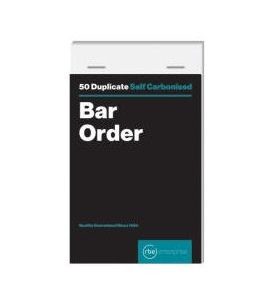 RBE A7 Self Carbonised Bar Order Pad Duplicate