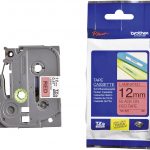 Brother TZE-431 Black on Red Tape