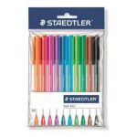 Staedtler Ballpoint Pens Set Of 10-Assorted Colours