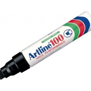 Artline EK-100 Chisel Tip Industrial Marker-Black