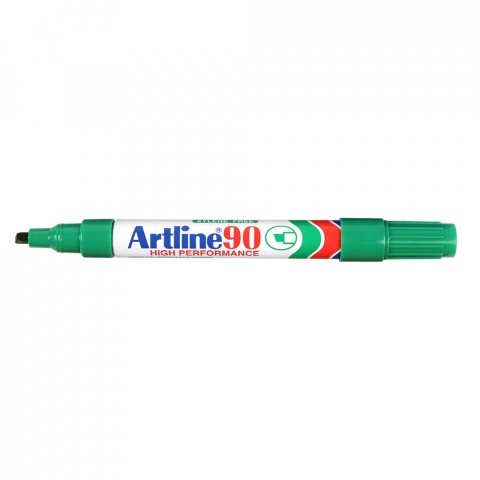 Artline EK-90 Chisel Tip Permanent Marker-Green