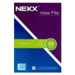 A4 Nexx 20 Pocket Flip File