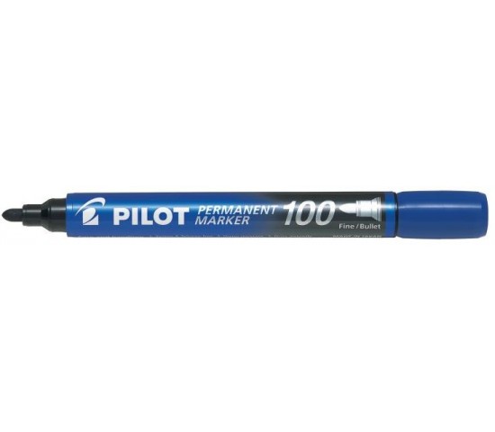 Pilot Permanent Marker Bullet Tip-Blue