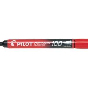 Pilot Permanent Marker Bullet Tip-Red