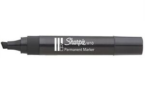 Sharpie W10 Permanent Marker-Black