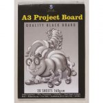 A3 Project Board Black-20 Sheets