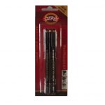 Black Charcoal Pencil Set 3 Piece
