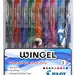 Wingel Wallet 9 Assorted Gel Pens 0.7