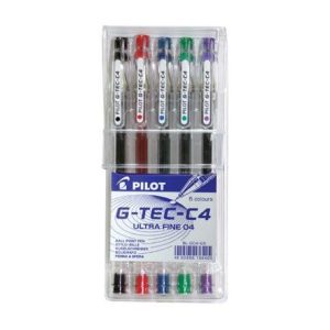 G-Tec 5 Piece Gel Pen Set