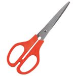 Orange Handle Scissors Blunt Nose
