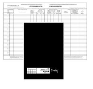 JD 285 Attendance Register Hard Cover