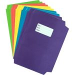 Book Covers A4 Bright Each