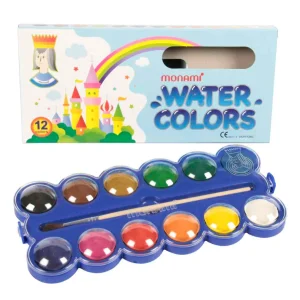 Monami Watercolour Paint Assorted Colours 12's