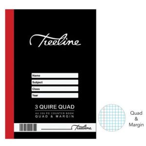 A4 3 Quire 288PG Hard Cover Q/M