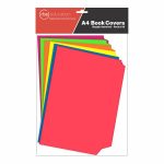 A4 Dayglo Book Covers 12's